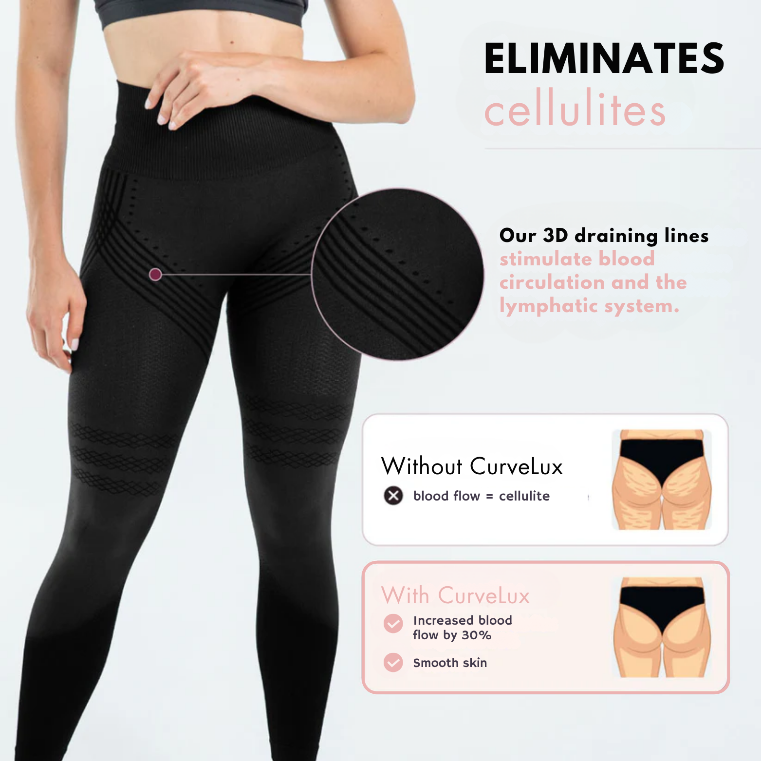 CurveLux® 3D Leggings — Smooth & Sculpt (Made In NL 🇳🇱)